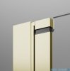 Radaway Nes 6 KDD B Brushed Light Gold kabina walk-in 90cm lewa szczotkowane jasne złoto szkło przejrzyste 10024090-98-01L